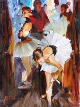 Dancing Ballet Painting - Pretty Girl MIG 11 Little Ballet Dancers